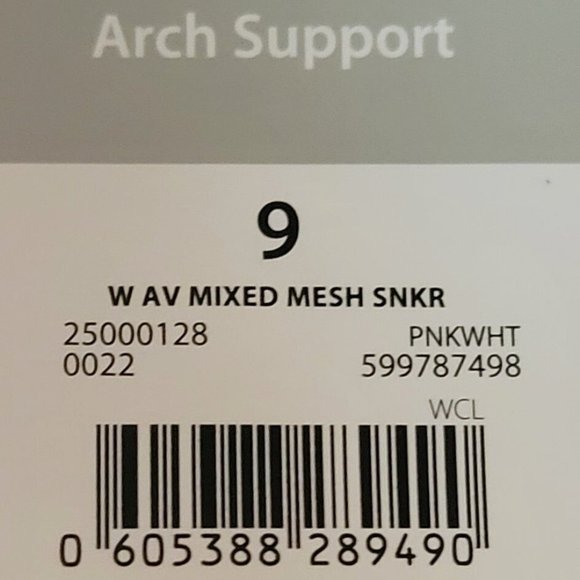 AVIA WOMEN'S SIZE 9 SHOES PINK or PEACH & WHITE MESH SNEAKERS LACE UP NWT - Picture 16 of 16